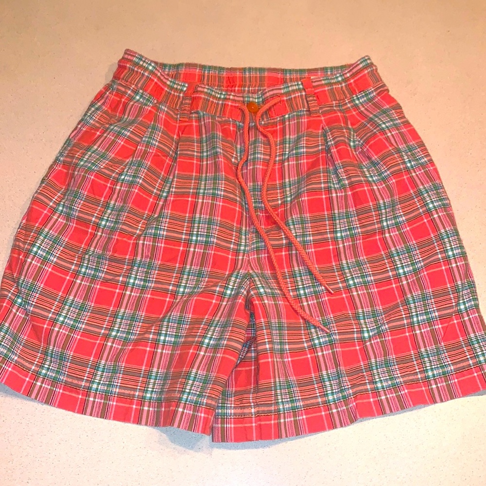 5/$15! Eddie Bauer plaid shorts
